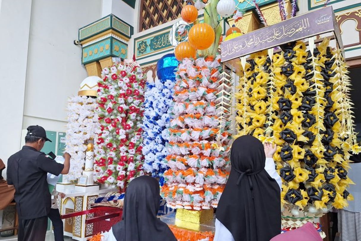 Suasana Maulid Nabi SAW di Kampung Islam Kepaon Bali, Penuh Khidmat